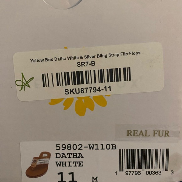 Yellow box flip flops. Size 11 women’s. New never been worn. - Picture 3 of 3